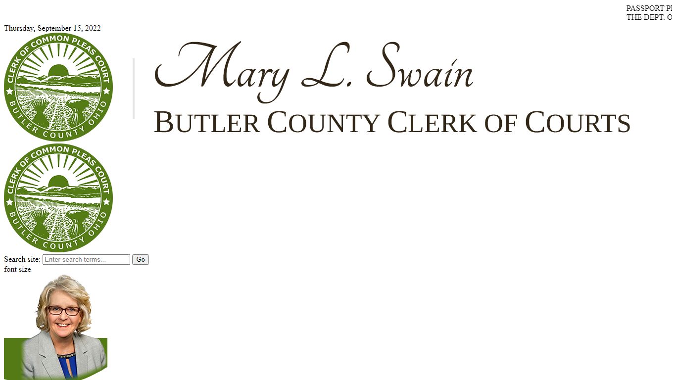 Welcome to Butler County Clerk of Courts